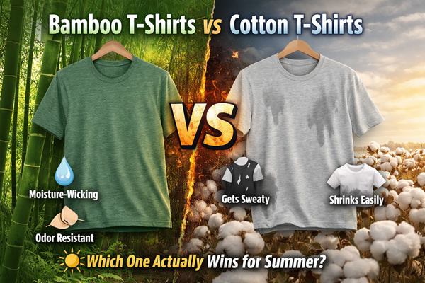 Bamboo T-Shirts vs Cotton T-Shirts: Which One Actually Wins for Summer?