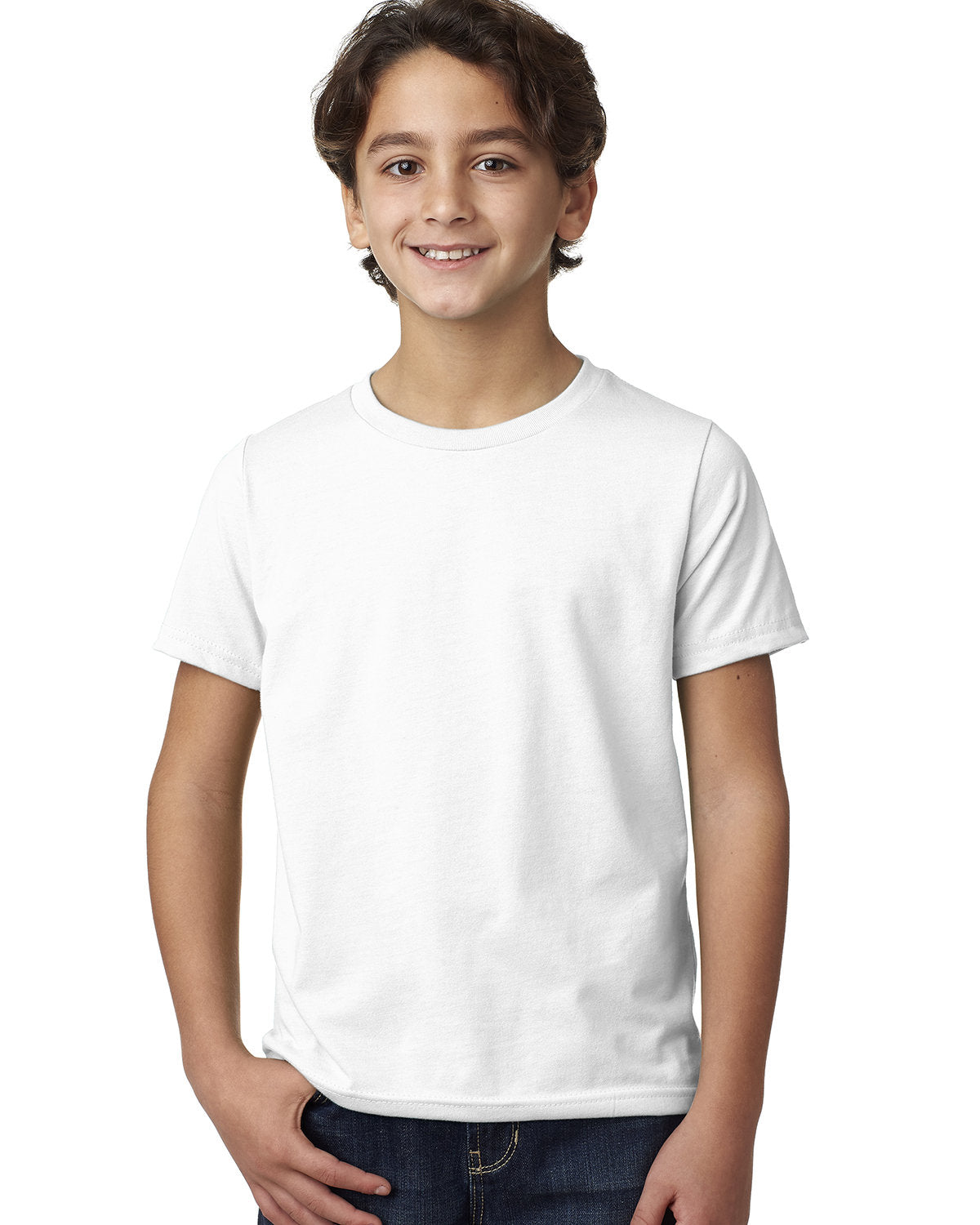 Youth CVC T-Shirt - White - The American Threads