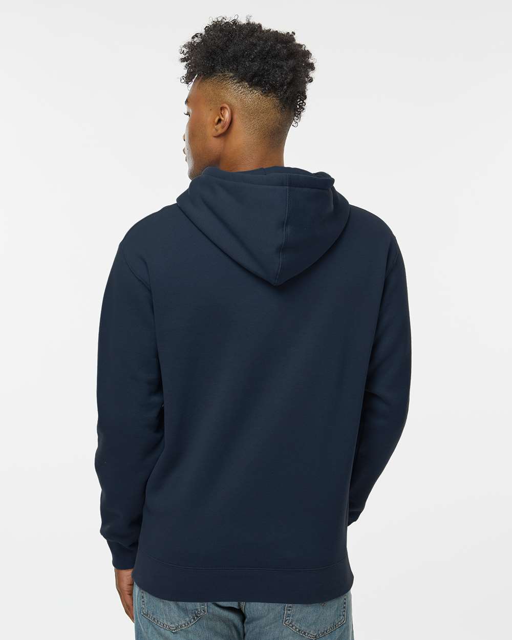 Unisex Heavyweight Hooded Sweatshirt - Navy - M
