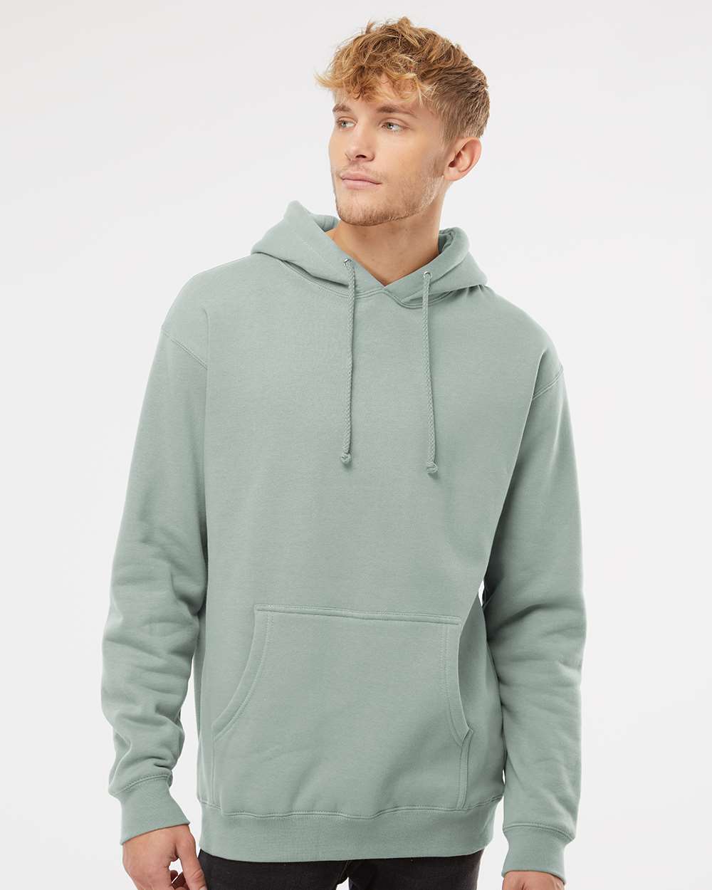 Unisex Heavyweight Hooded Sweatshirt - Dusty Sage - XS