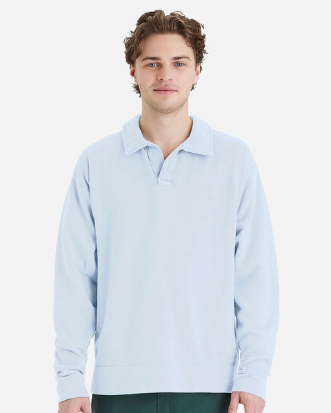Polo Collar Sweatshirt Men