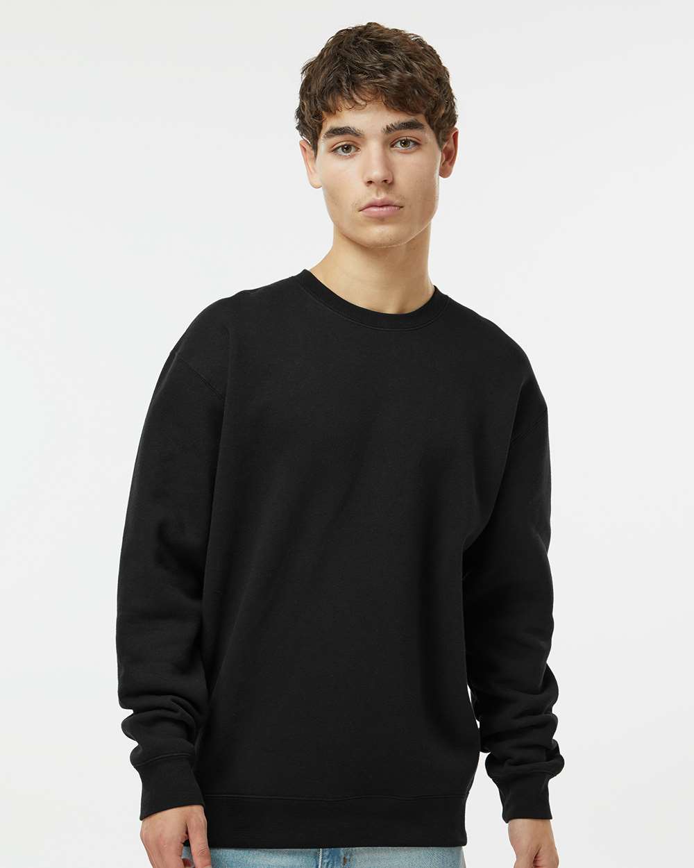 Unisex Heavyweight Crewneck Sweatshirt - Black - XS
