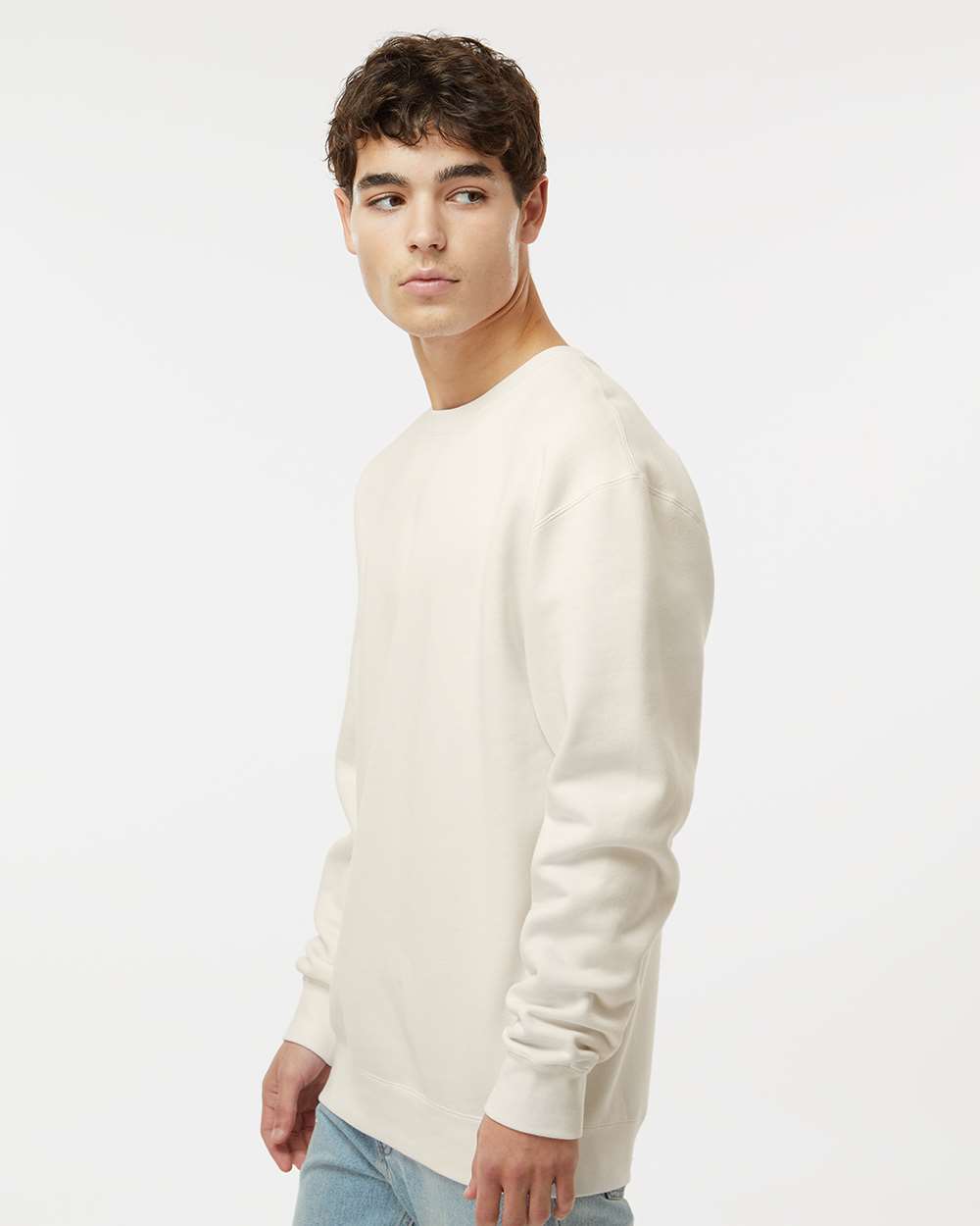 Unisex Heavyweight Crewneck Sweatshirt - Bone - S