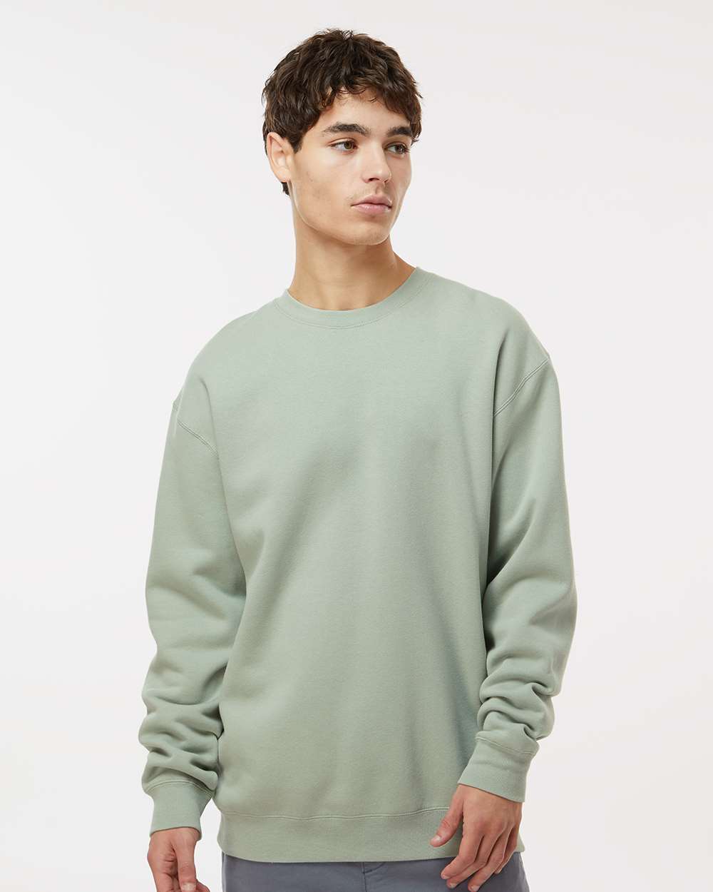 Unisex Heavyweight Crewneck Sweatshirt - Dusty Sage - XS