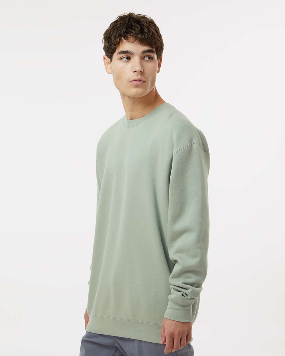 Unisex Heavyweight Crewneck Sweatshirt - Dusty Sage - S