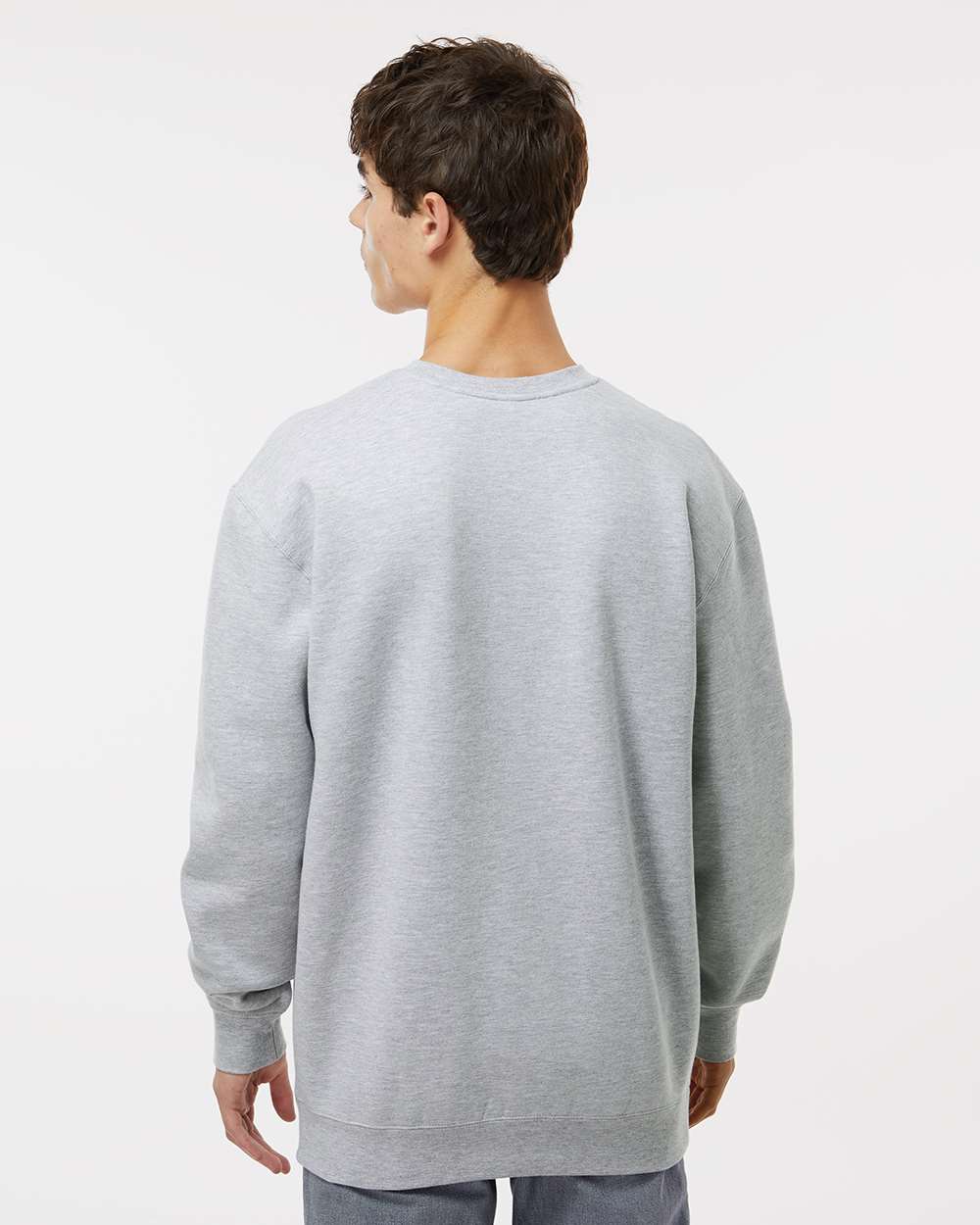 Unisex Heavyweight Crewneck Sweatshirt - Heather Grey - M