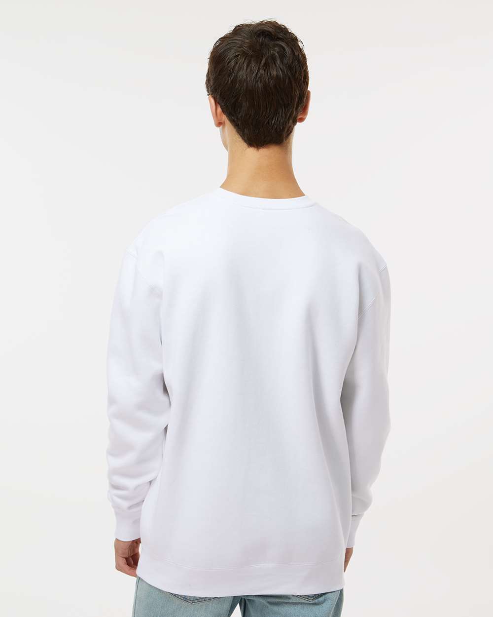 Unisex Heavyweight Crewneck Sweatshirt - White - M