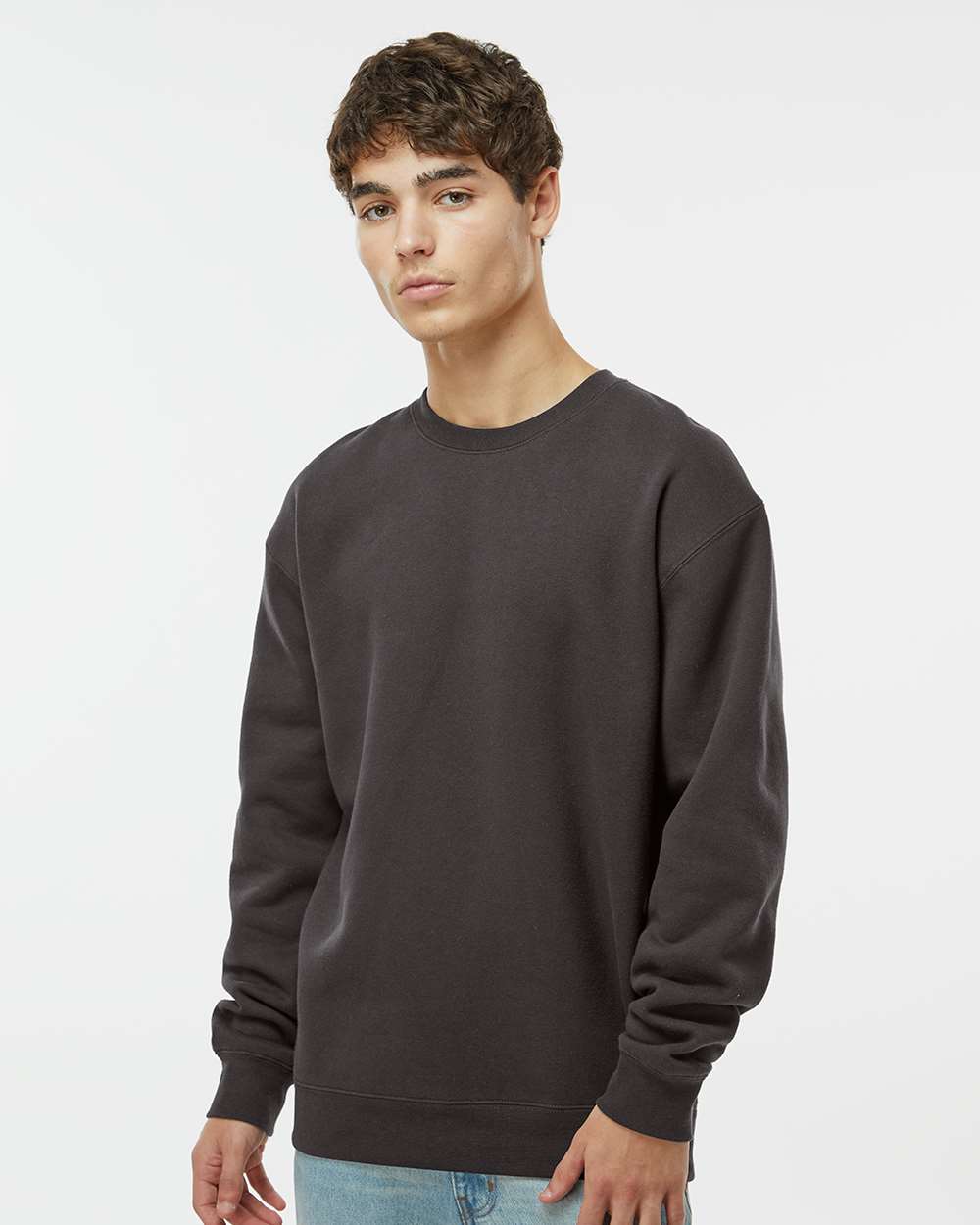 Unisex Heavyweight Crewneck Sweatshirt - Asphalt - XS