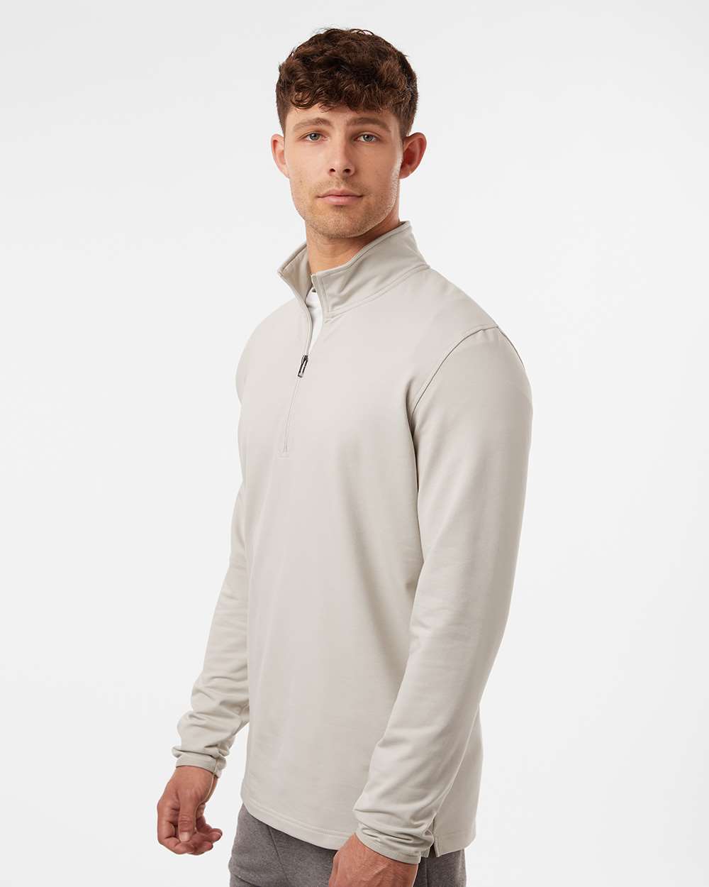 Men's Perform Quarter-Zip Pullover - Smoke - M