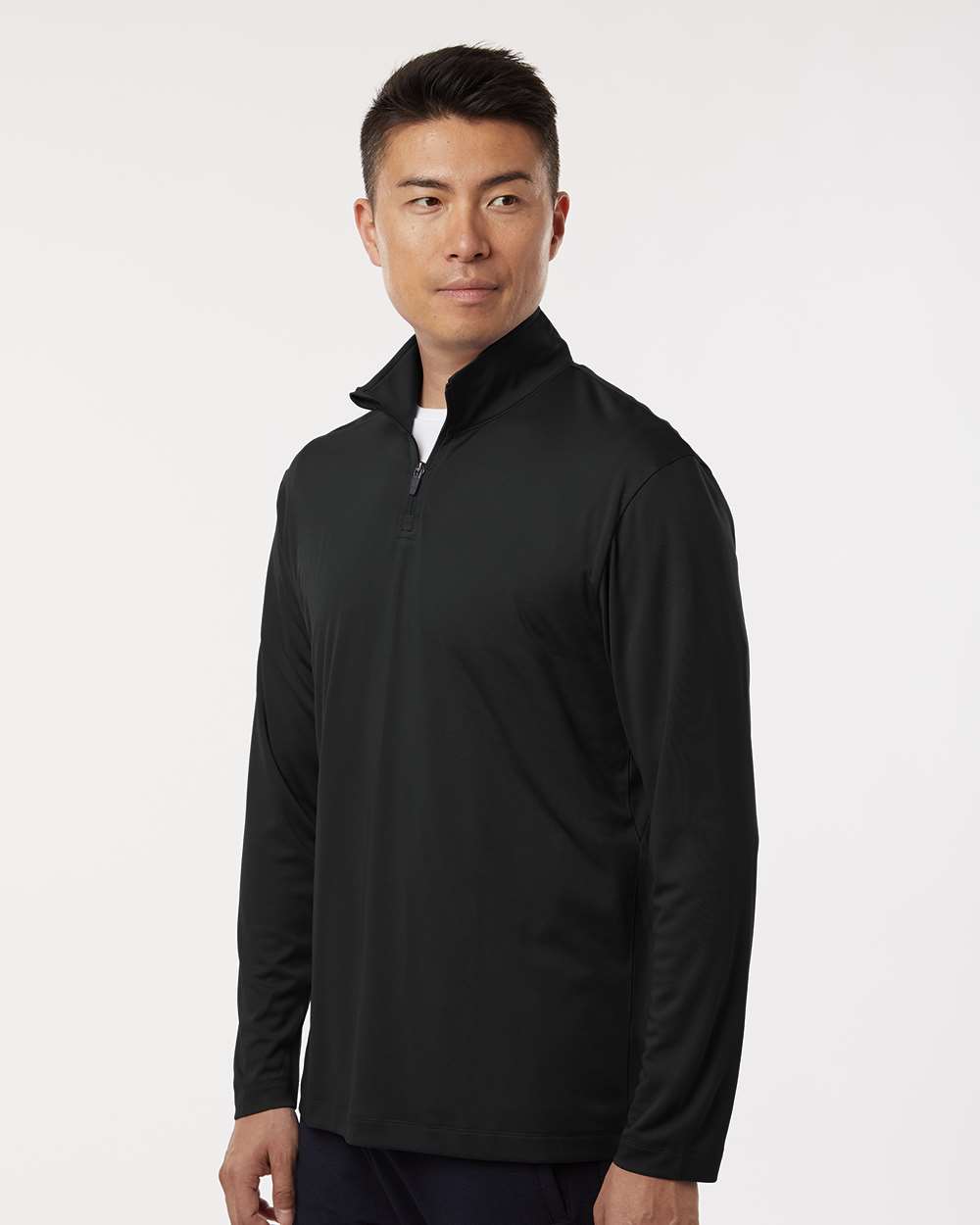 Men's Pro Performance Quarter-Zip Pullover - Black - M