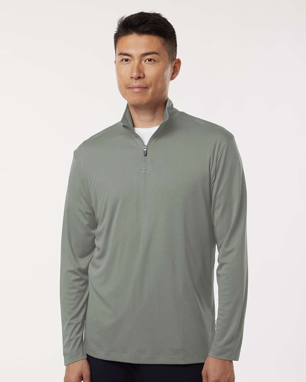 Men's Pro Performance Quarter-Zip Pullover - Greystone - S
