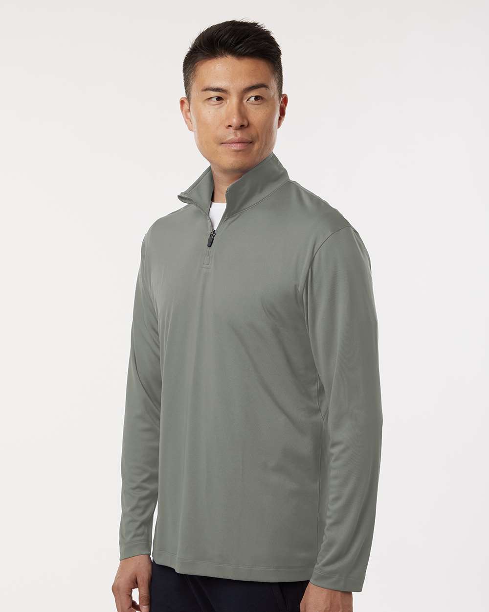 Men's Pro Performance Quarter-Zip Pullover - Greystone - M