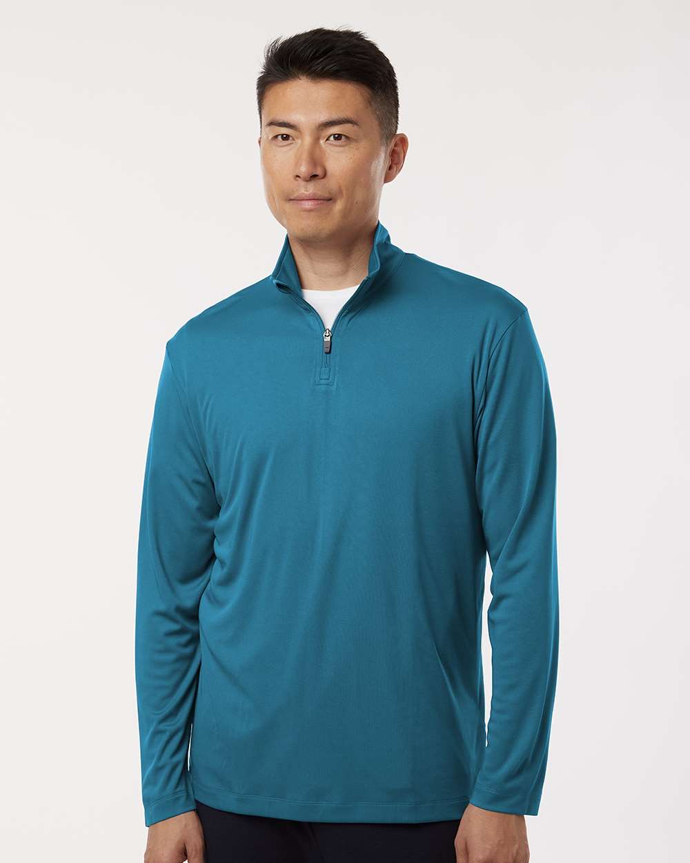 Men's Pro Performance Quarter-Zip Pullover - Pacific Blue - S