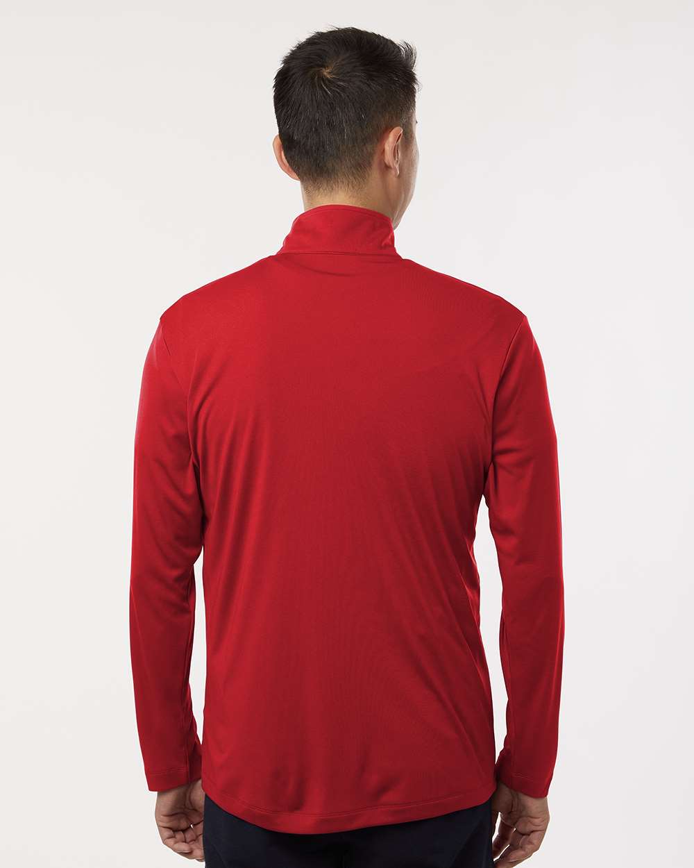 Men's Pro Performance Quarter-Zip Pullover - Red - L