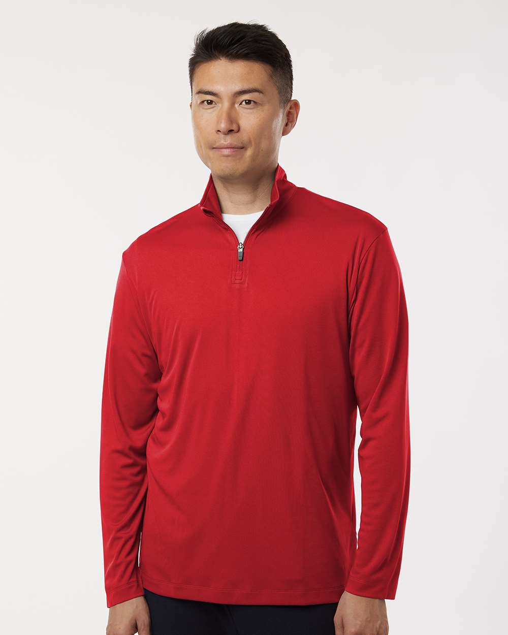Men's Pro Performance Quarter-Zip Pullover - Red - S