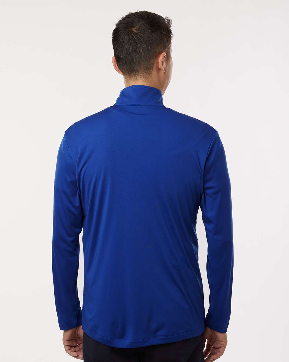 Men's Pro Performance Quarter-Zip Pullover - Royal - L