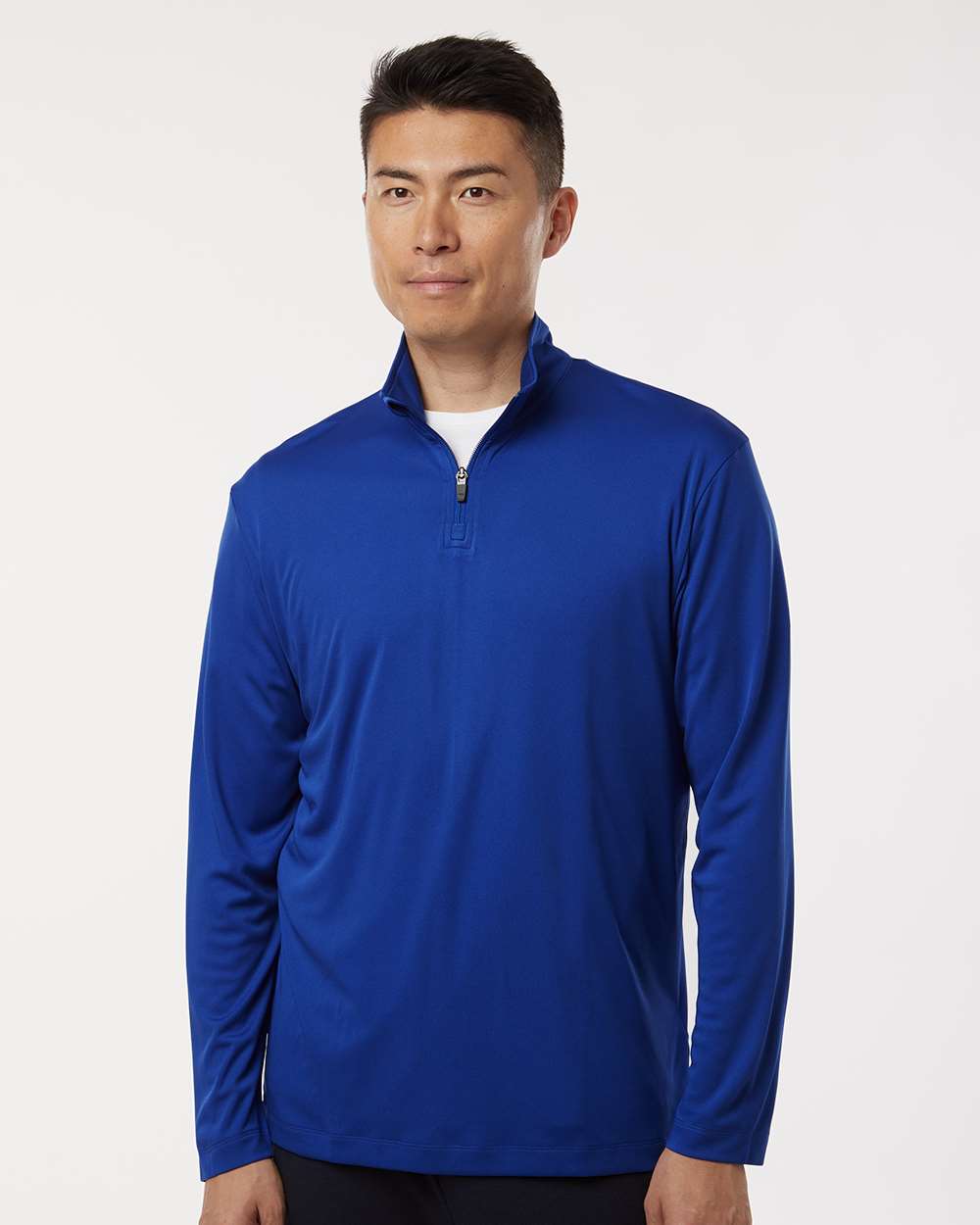 Men's Pro Performance Quarter-Zip Pullover - Royal - S