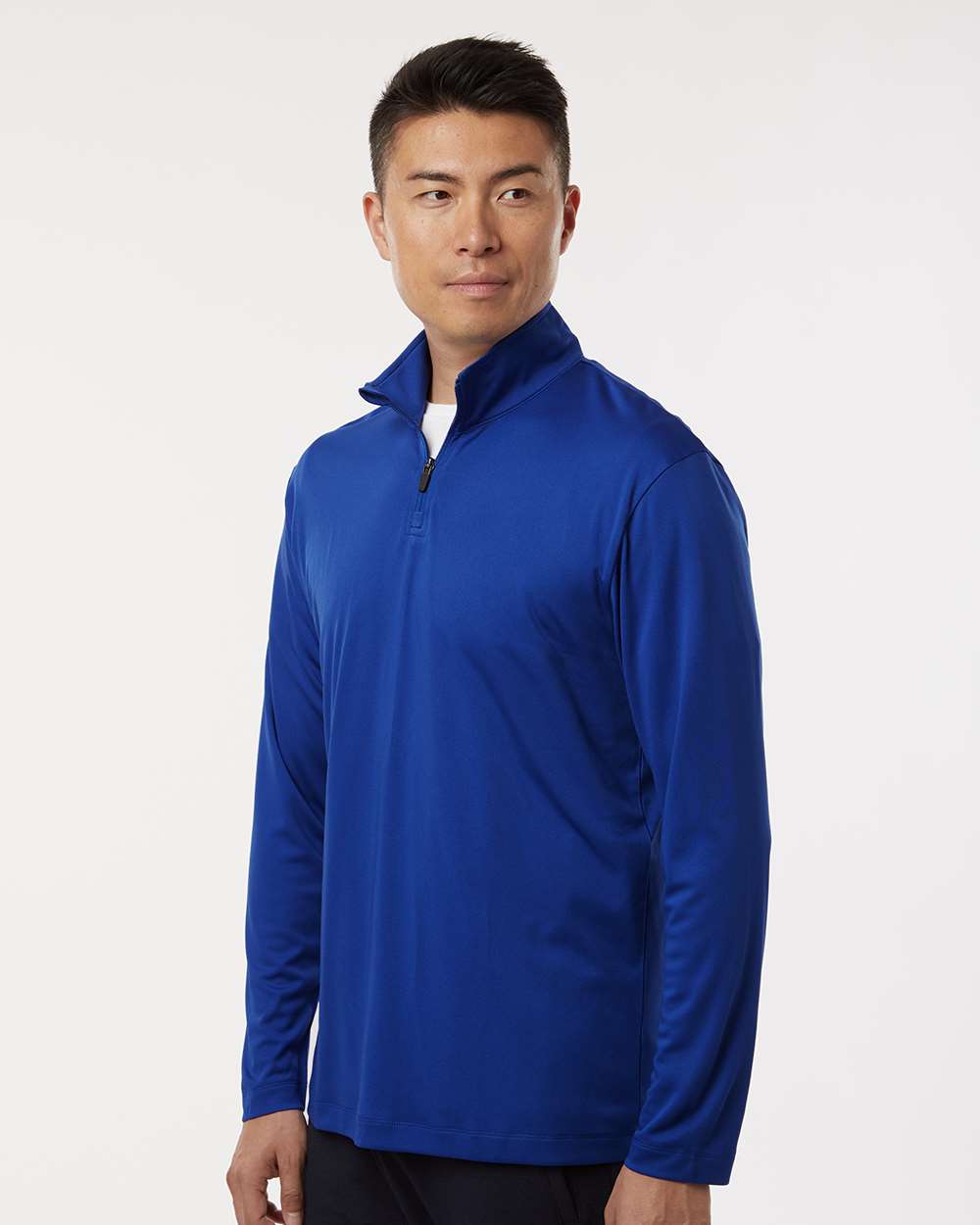 Men's Pro Performance Quarter-Zip Pullover - Royal - M