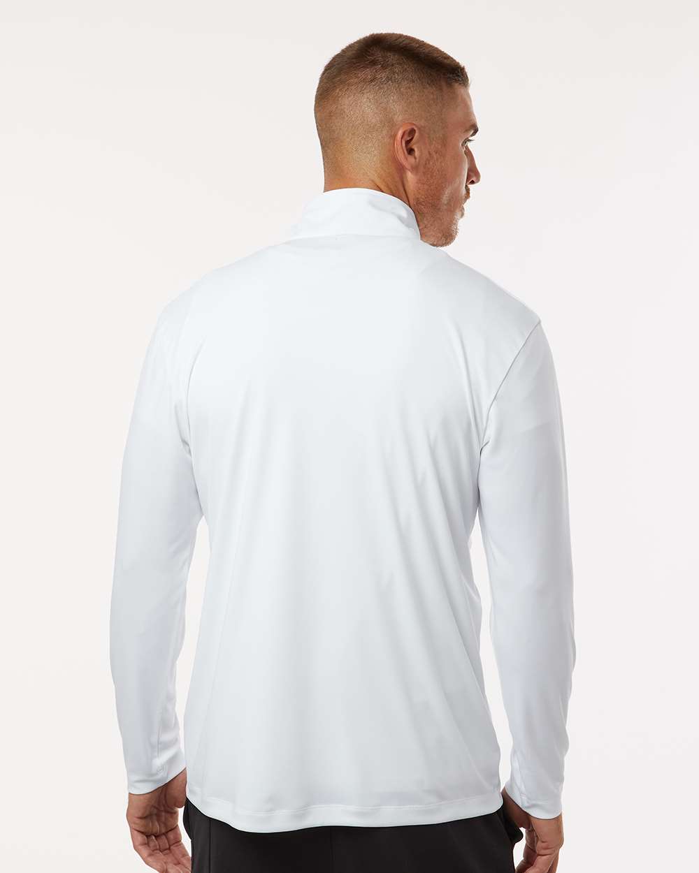 Men's Pro Performance Quarter-Zip Pullover - White - L