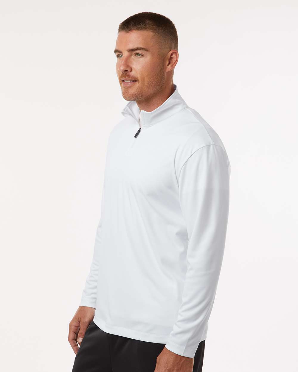 Men's Pro Performance Quarter-Zip Pullover - White - M