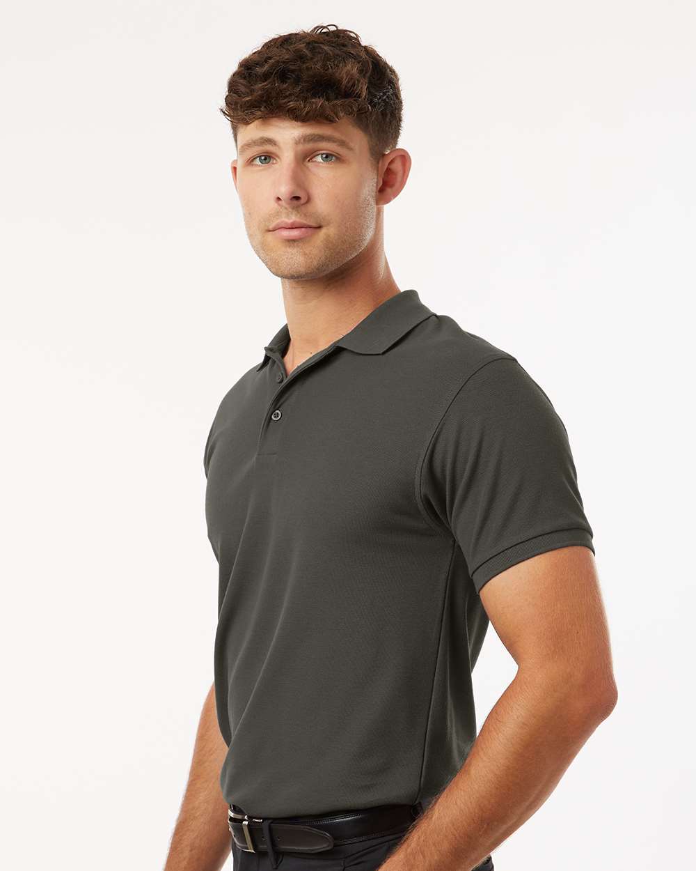 Men's Classic Polo - Charcoal - M