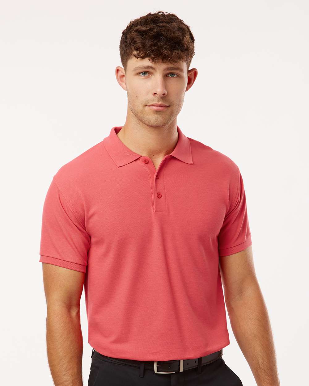 Men's Classic Polo - Coral - S