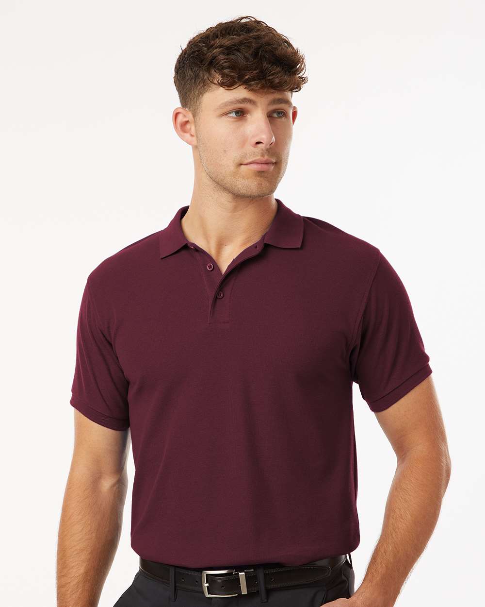Men's Classic Polo - Maroon - S