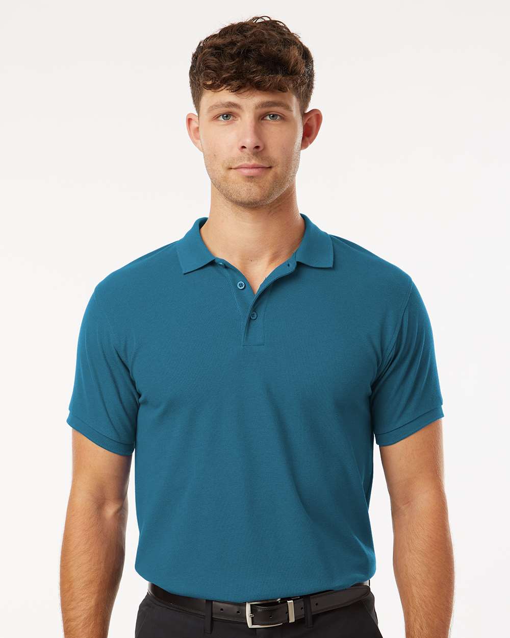 Men's Classic Polo - Pacific Blue - S