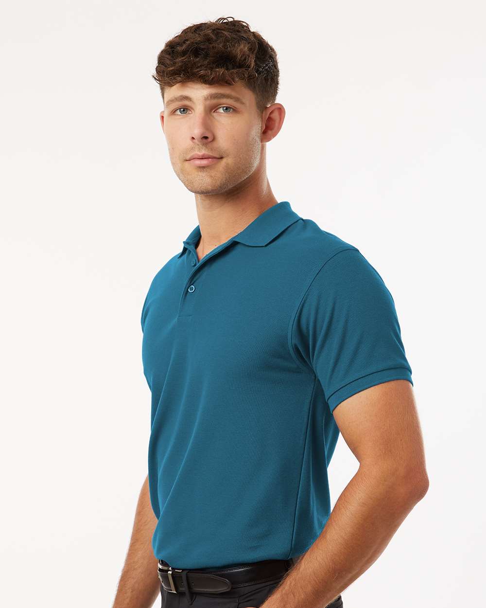 Men's Classic Polo - Pacific Blue - M