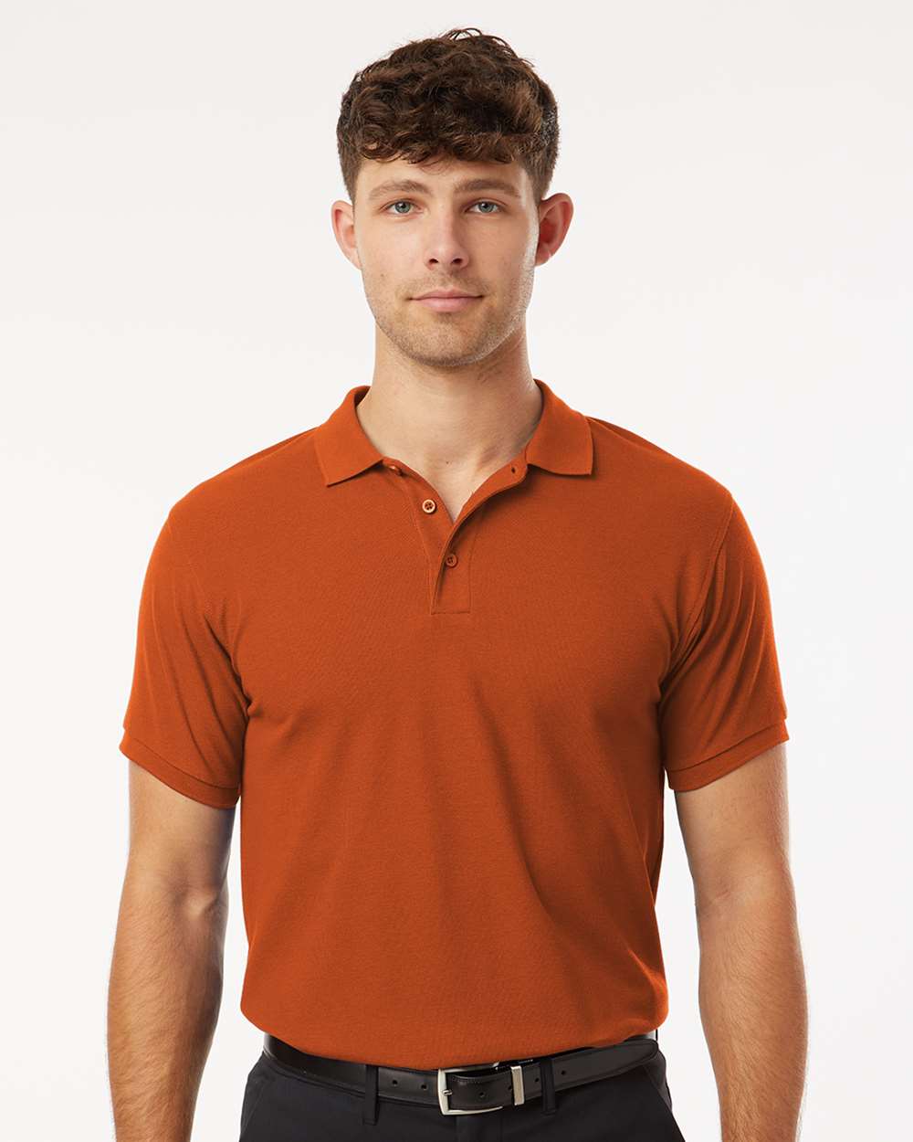 Men's Classic Polo - Rust - S
