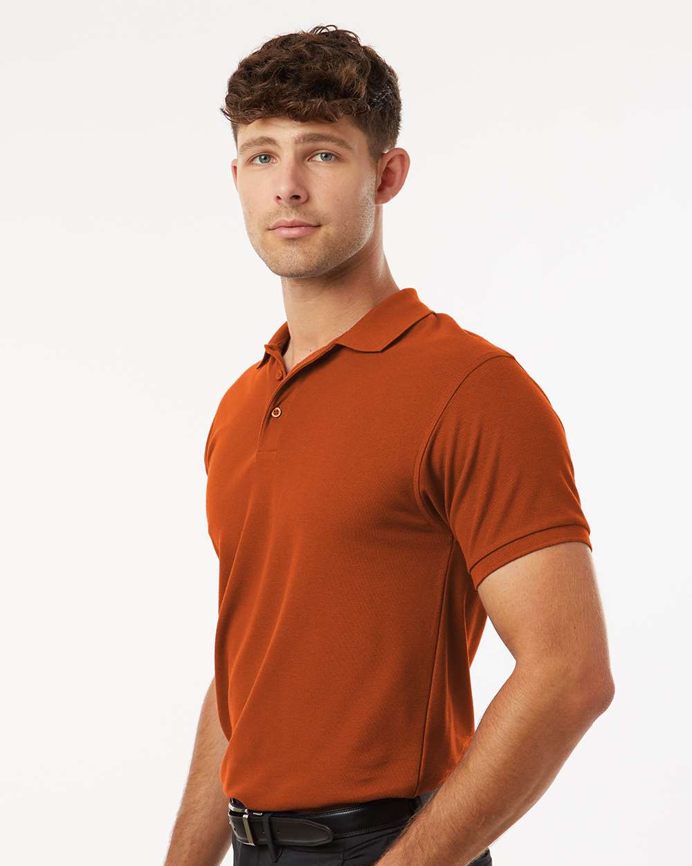 Men's Classic Polo - Rust - M
