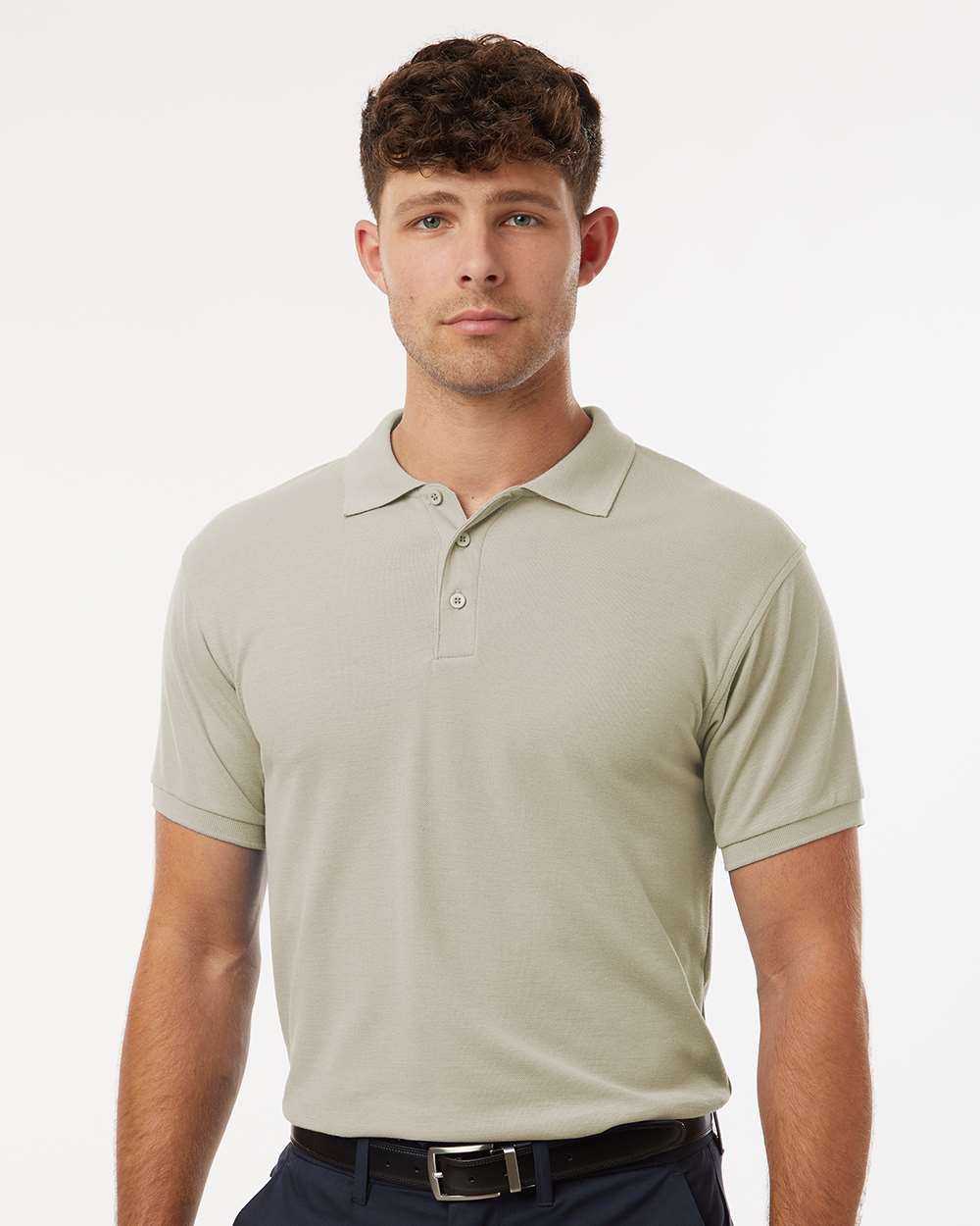 Men's Classic Polo - Sand - S