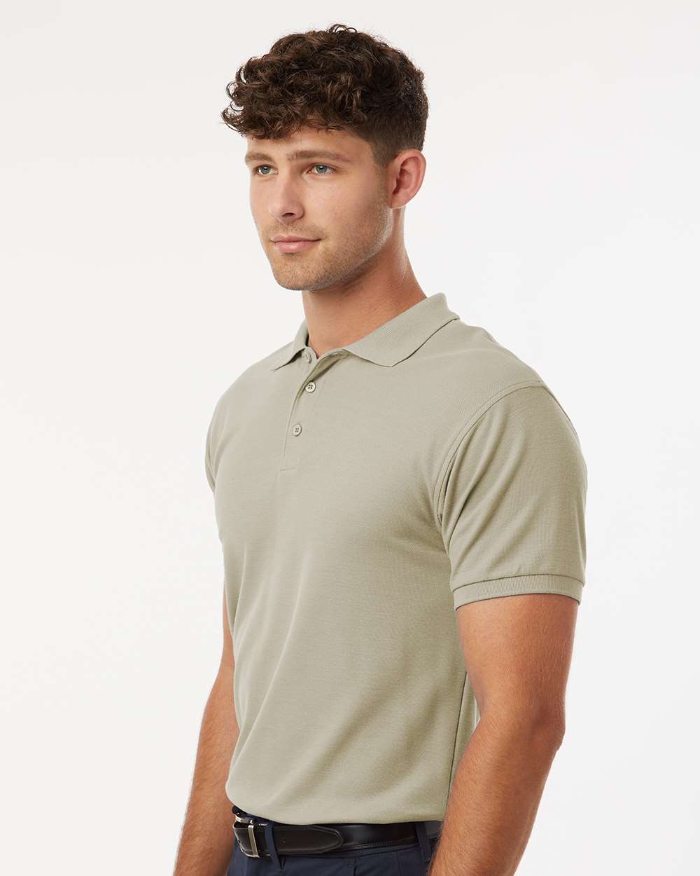 Men's Classic Polo - Sand - M