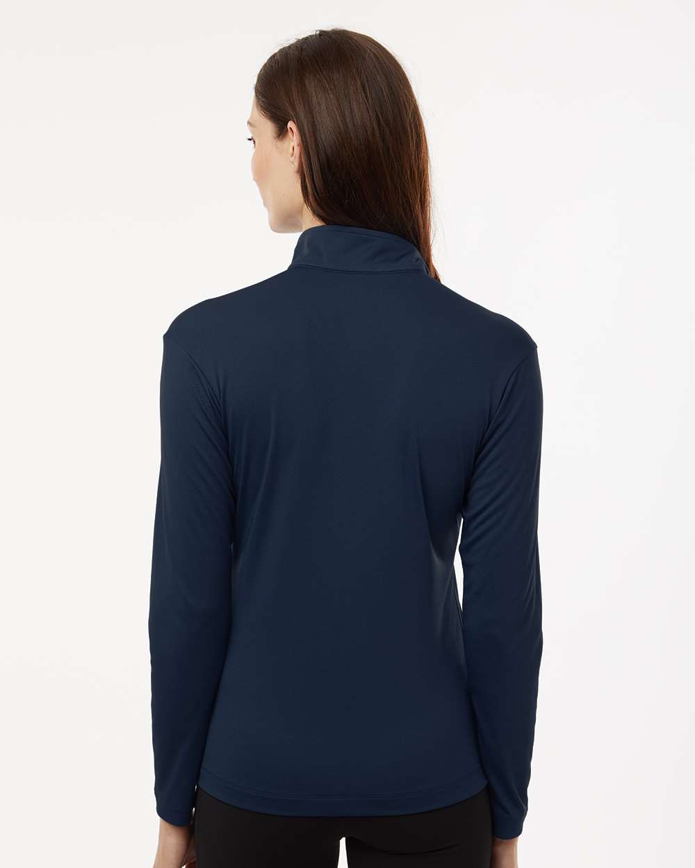 Women’s Quarter-Zip Pullover – Navy - L
