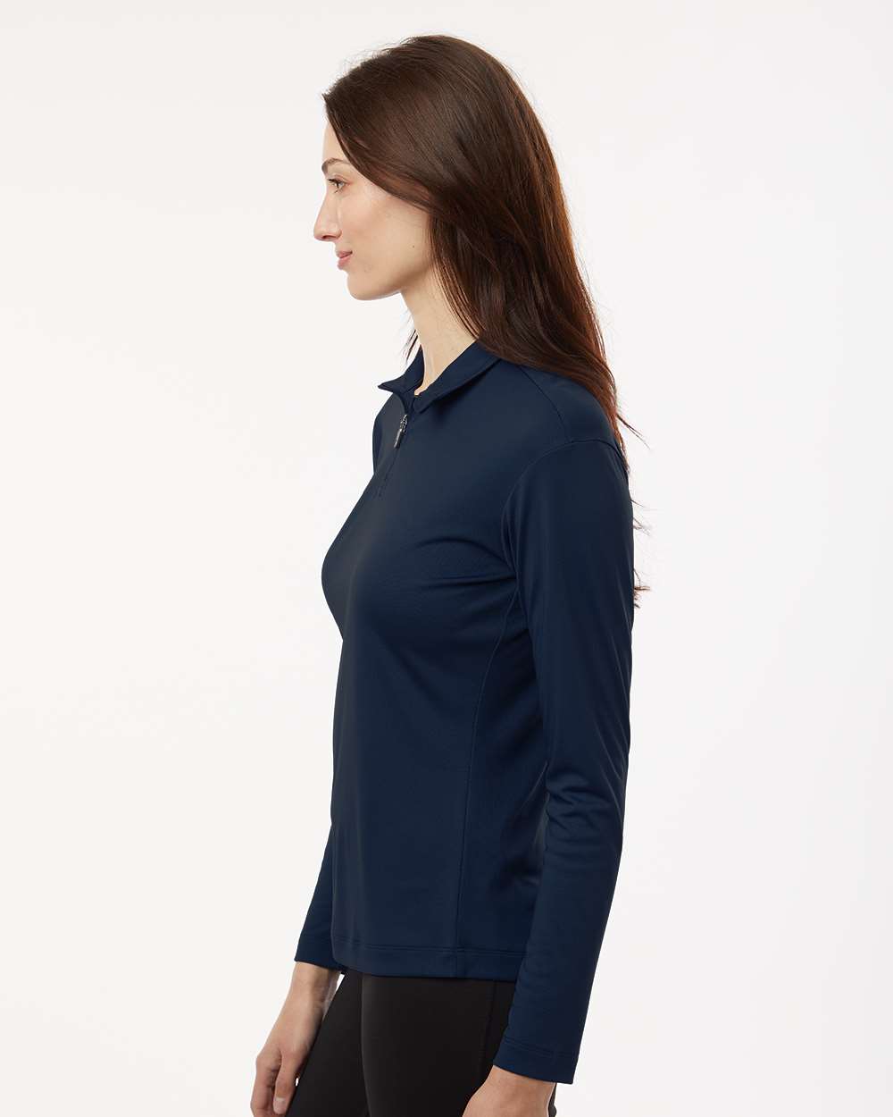 Women’s Quarter-Zip Pullover – Navy - M