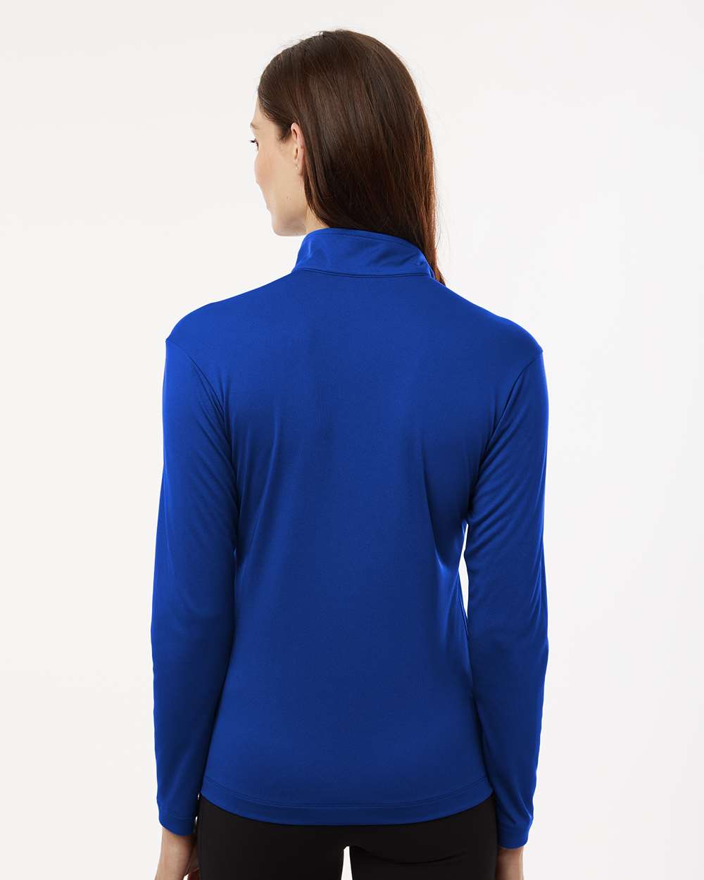Women’s Quarter-Zip Pullover – Royal - L