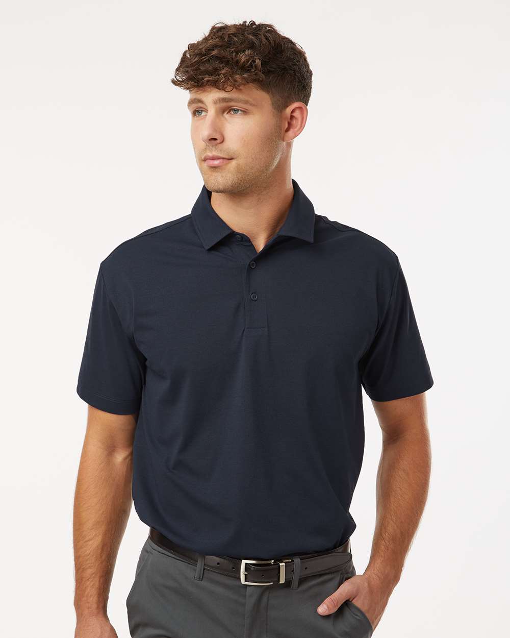 Men's Classic Pro-Flex Polo - Navy - S