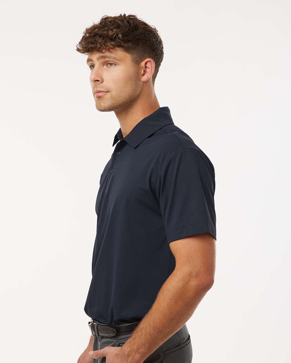 Men's Classic Pro-Flex Polo - Navy - M