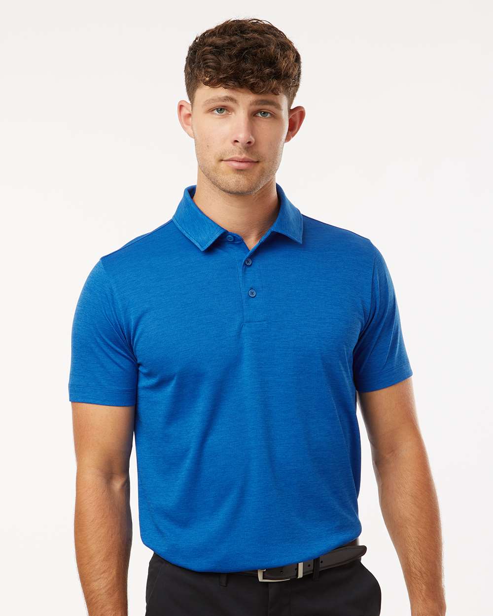 Men's Performance Polo - Royal Melange - S