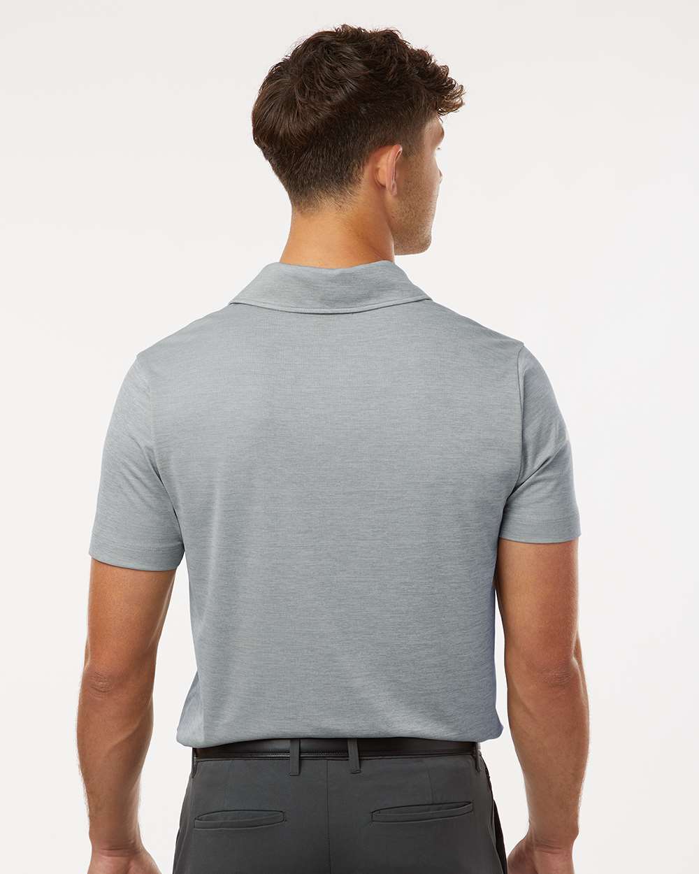 Men's Performance Polo - Silver Melange - L