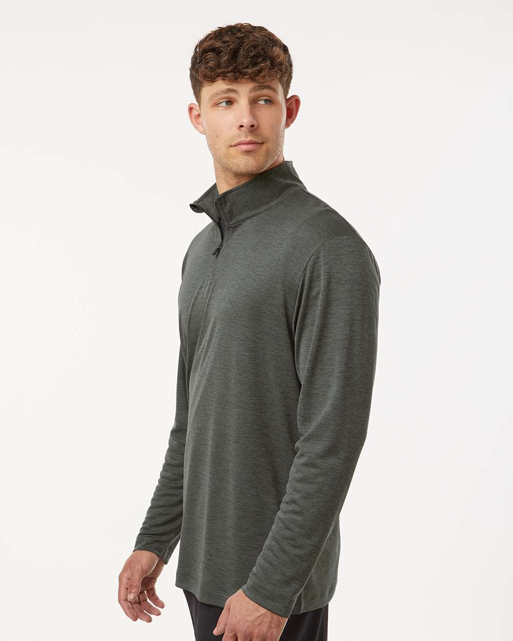 Men's Performance Quarter-Zip Pullover - Charcoal - M
