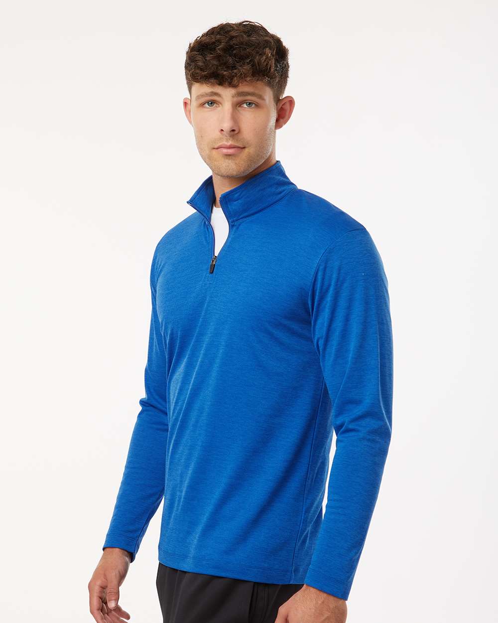 Men's Performance Quarter-Zip Pullover - Royal - M