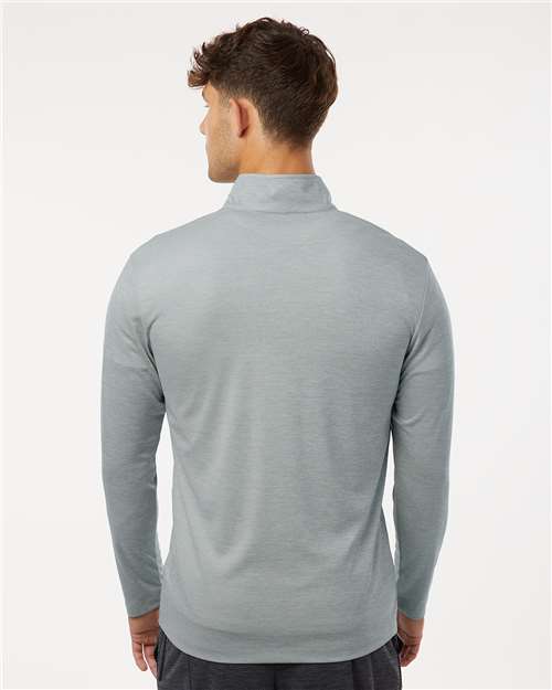 Mens Performance Quarter-Zip Pullover - Silver