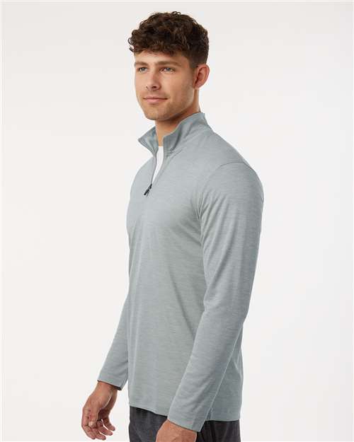 Mens Performance Quarter-Zip Pullover - Silver