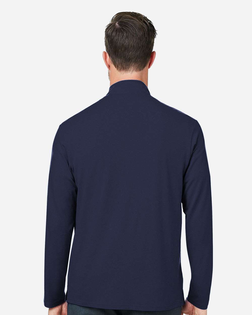 Men's Stretch Quarter-Zip - Navy - L