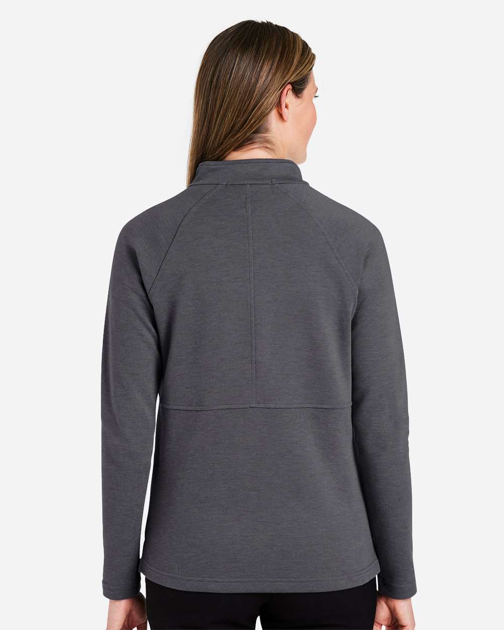 Women's Charleston Quarter-Zip Pullover - Black - L
