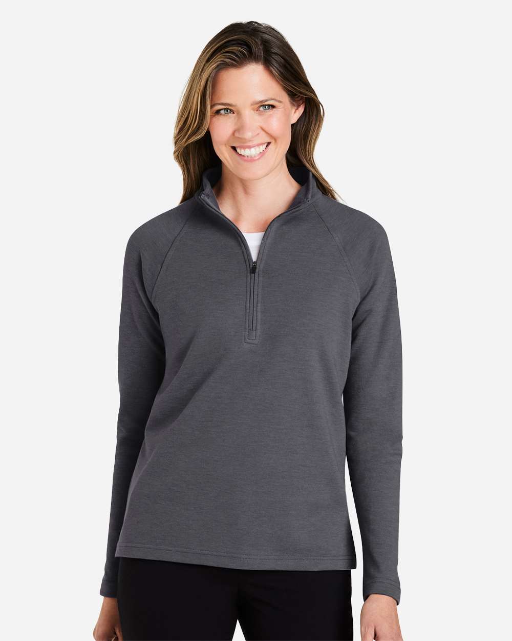 Women's Charleston Quarter-Zip Pullover - Black - S
