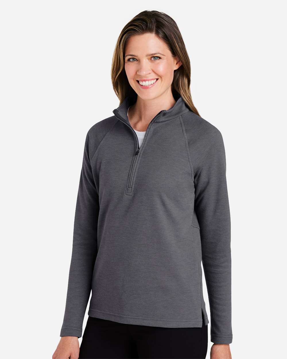 Women's Charleston Quarter-Zip Pullover - Black - M