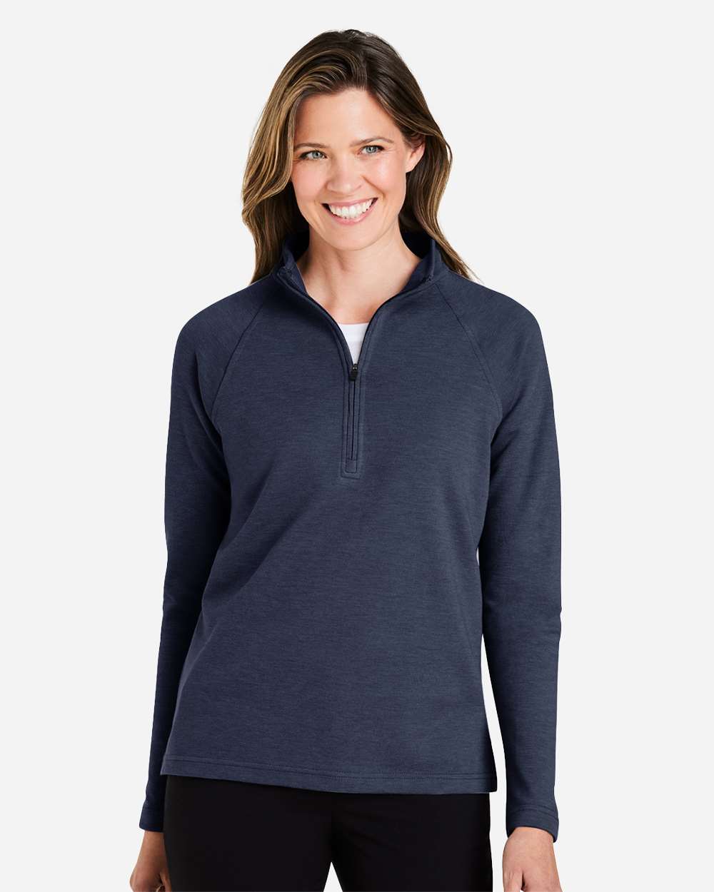 Women's Charleston Quarter-Zip Pullover - Navy - S