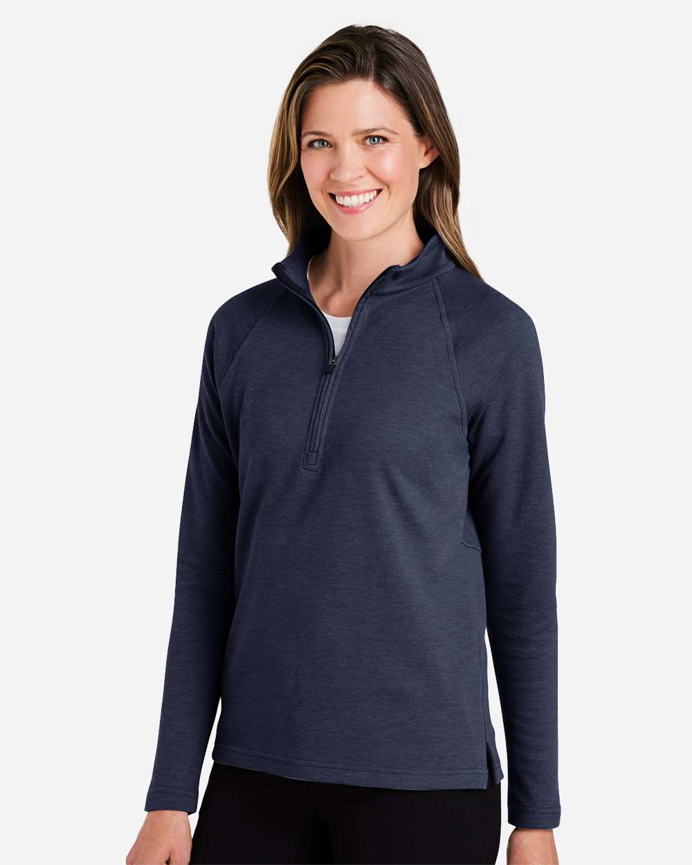 Women's Charleston Quarter-Zip Pullover - Navy - M